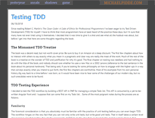 Tablet Screenshot of michaelpidde.com